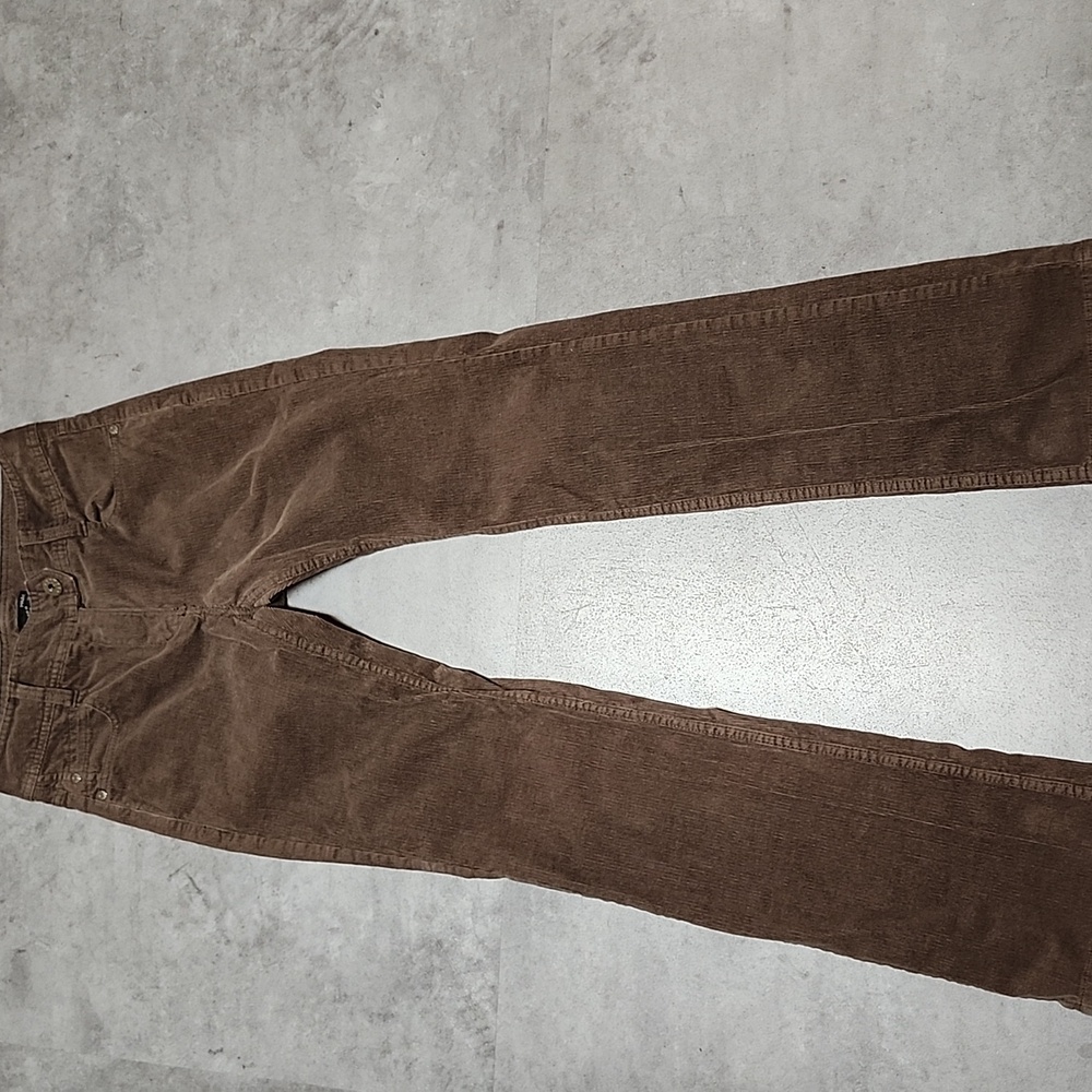 H&M Chocolate Brown Corduroy Flare Pants – Retro 70s Style, Women’s Size 6